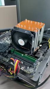 X99 CPU Air-Cooled Cooler PC Processor 6 Heat Pipe PC Radiator for LGA1700 1200 115X 1155 2011 X79 AMD AM3 AM4 AM5 Ventilador