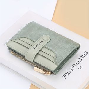 Baellerry Brand Wallet Women 2023 New Womens Short Wallet Buckle Sanded Leather Coin Purse Mini Female Purses Carteras