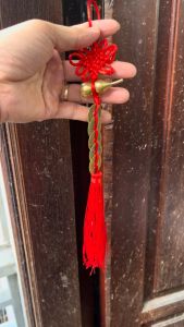 Dây ngũ đế hồ lô cỡ bé bằng đồng treo xe oto treo trước cửa phong thủy