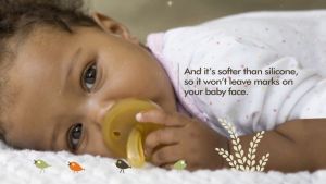 Natursutten Natural Rubber Butterfly Orthodontic Pacifier | Soft Latex Soother Baby Newborn Ortodontik Puting Kosong Lembut Anti Jongang 宝宝安抚奶嘴