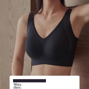 Áo Ngực Dành Cho Người Béo Phì Giảm Kích Cỡ Không Lớp Đệm Tụ Trung Hai Bên Chống Rơi