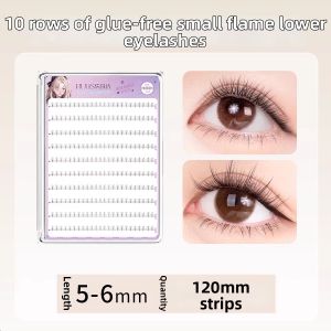 RULIS | Adhesive Free False Eyelashes for Asian Eyes Brown 2026