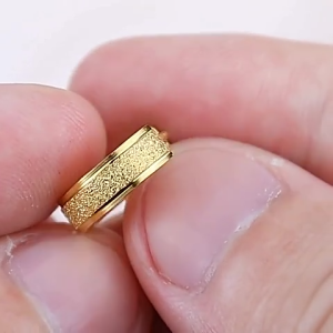 Original 18K Saudi Gold Pawnable Minimalist Frosted Round Womens Earrings Accessories Jewelry Gifts Hypoallergic