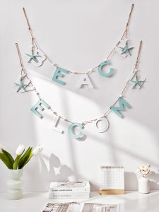 Tranh Trang Trí Dệt Rơm Họa Tiết Biển Địa Trung Hải Phòng Khách Phòng Ăn Hành Lang Trang Trí Tường Độc Đáo Trang Trí Nhà Trung Tính