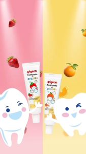 Pigeon Toothpaste for Children Pasta Gigi Formula untuk Bayi dan Anak Aman Tertelan