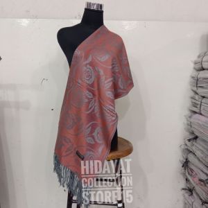 Pashmina bunga mawar mekar chasmere elegan / syal / scarf / selendang / shawl wanita / pashmina import / aksesoris muslim / fashion wanita / pashmina