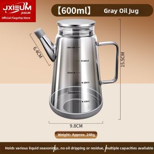 JXIEUM | Heat Resistant Food Grade Anti-drip Oil Bottle