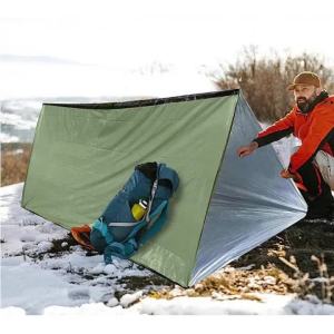1PC Outdoor Emergency Tent Portable First Aid Camping Cold Sleeping Bag Thermal Insulation Blanket Mountain Camping