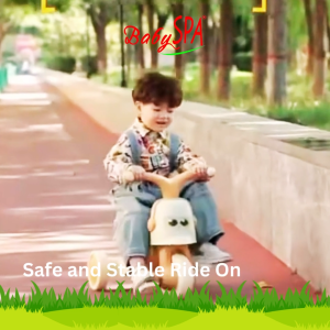 ♥♥♥ 𝐒𝐆 𝐒𝐞𝐥𝐥𝐞𝐫 BabySPA Kids Sturdy PP Ride-On Toy with Anti-Rollover Balance Support