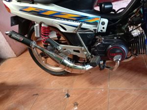 knalpot standar racing fizr force1 fiz r tipe kolong BM power suara garing bukan AHM