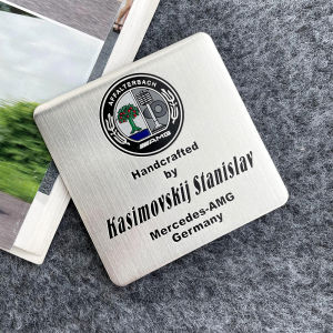 ตกแต่งด้านข้างรถยนต์ AMG โลโก้รถระดับ C200L E300L GLC260L GLA GLB CLA ตกแต่งด้านข้างด้วยแผ่นอะลูมิเนียม Kercan