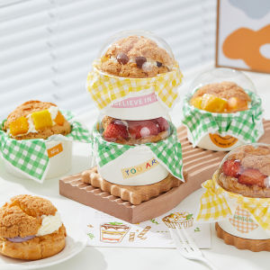 กล่องบรรจุภัณฑ์ขนน้ำหนักเดี่ยวขนาดใหญ่ กล่องขนมปังอบ กล่องไอศกรีมผลไม้ กล่องขนมแม่เหล็ก เกลือหอมกลิ่นกล้วย กล่องอบนม