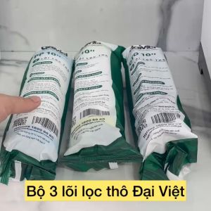 Bộ 3 lõi lọc nước Daikiosan Đại Việt PP-CTO-PP chính hãng dùng cho máy lọc nước RO