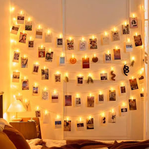 Copper Wire Light String Clip USB Photo Wall Birthday Christmas Star Decoration Atmosphere Light Room Decoration Light String