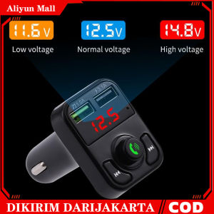 [Jakarta kirim] COD mobil Bluetooth pemutar musik MP3 pemutar musik penerima mobil bebas genggam navigasi ponsel dual usb pengisian cepat persediaan mobil