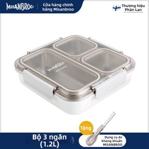 Misanbroo | Hộp Cơm Bento Cách Nhiệt Inox