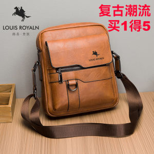 Louis Nobles Mens Bag Crossbody Pannier Bag Mens Bag Shoulder Bag Mens Messenger Bag Casual Vertical Backpack Commuter