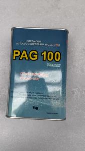 Dầu lạnh PAG 100 DW. Dầu lạnh cho hệ thống điều hòa ô tô. Can 1kg hàng PAG Hàn Quốc