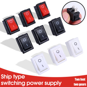5/10Pcs Push Button Switch 10x15mm SPST 2Pin 3A 250V KCD11 Snap-in on/Off Rocker Switch 10MM*15MM Black Red and White