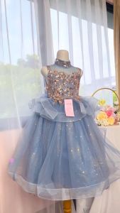 Adelle Dress Anak Perempuan dengan Payet