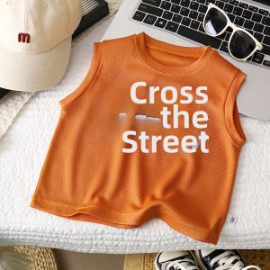 Sleeveless Breathable Drying Sport Vest for Kids