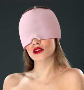 Ice Compress Head Cover Is Suitable for Relieving Stress and Relaxing Neck Stretchable Elastic Gel for Forehead Cold Compress Head Cover