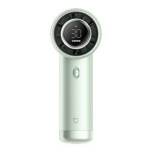 MiJia | Mijia Handheld Fan Neck Fan 100 Speed ​​Settings Powerful Fan 40 Hour Battery Life LED Digital Display Type-C Charge Summer