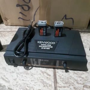 G473 MIC WIRELESS KENWOOD DIGITAL LCD DUAL MIK WIRELES SEPASANG MIKROPON MIKROPHONE DISPLAY SOUNDBES