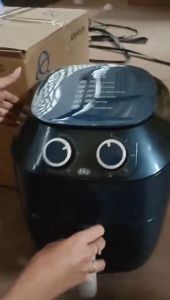 Biru tua  Air fryer- 85L Alat Penggorengan udara-JN-5805 /  Alat Masak Elektonik Praktis 8.5 Liter Mesin Penggorengan Tanpa Minyak Anti Lengket