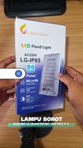 LAMPU SOROT / TEMBAK LED SLIM 50WATT  RGB LED FOODLIGTH 50W 220VOLT + REMOT DISCO