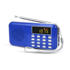 Others | P2MAX Portable MP3 Radio Speaker Emergency Multifunctional Radio FM MP3 Hand Crank Solar USB Charging LED Torch for Outdoor