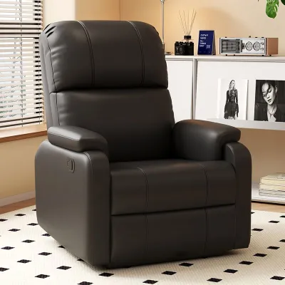 Electric Recliner Sofa Single User First-class Leather Relaxing Massage Rocking