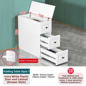 JIALANGE | Space-saving Narrow Sofa Side Cabinet