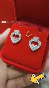 ต่างหูแฟชั่น p0594 งานคุณภาพ ไมครอน ชุบทอง หุ้มทอง แฟชั่น ทองสวย ใส่ออกงาน