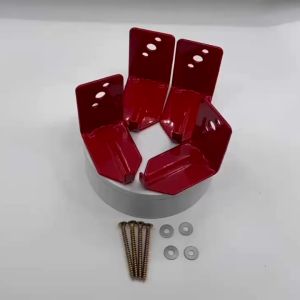 4Pcs Fire Extinguisher Wall Bracket Metal L Shape Fire Extinguisher Wall Hanger Easy Install Holder Accessories