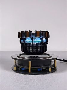 MAGNETIC MARVEL IRON MAN AUTO ROTATE ARC REACTOR CREATIVE GAMING DESK DECORATION COLLECTION & GIFT