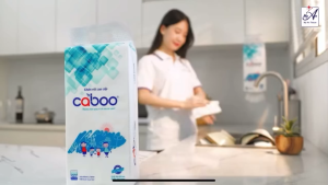 Giấy Rút Treo Tường Đa Năng CABOO 4 Lớp Dai Mềm Mịn Thấm Hút Tốt Lau Dầu Mỡ An Toàn Cho Sức Khỏe