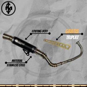 Knalpot samlong sunmori corong kobra INLET 38-45MM ORIGINAL