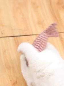 Chew Toy Cat Teaser Toy Cat Supplies Deep Sea Fish Shape Canvas Plush Cat Toy