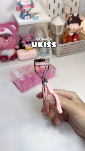 Kẹp bấm mi hồng góc rộng kèm đệm Ukiss Ultra Wide Angle