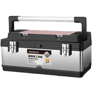 Stainless Steel Multi-function Portable Tool Box Large