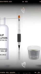 75ml Nail Slip Solution for Poly gel Extension UV Gel Nail Art Manicure Design Tools