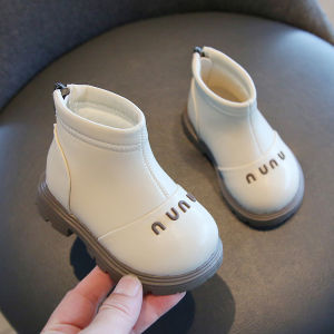 Baby Toddler Shoes One Year Old Baby Booties Girls Shoes Fall New Arrival Martin Boots for Boys Childrens Single-Layer Shoes Non Slip