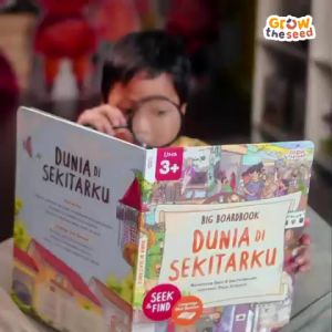 FREE LUP 90MM JOYKO Big Boardbook Dunia di Sekitarku Growtheseed Hide and Seek Buku Anak Cari dan Temukan Bahasa Indonesia