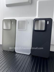 Lightweight Slim Xiaomi 15 pro Phone Case Full Edge Protection Matte Finish Geometric Stripe Anti-slip Creative Design for Men