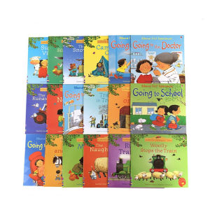 หนังสือเด็กภาษาอังกฤษ หนังสือฝึกภาษา 20 หนังสือ Usborne Farmyard Tales First Experiences English Story Books For Kids Set Picture Book English Learning Reading Book Educational Learning Materials Gift for Beginner