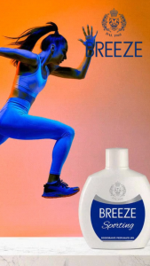 KHUYẾN MÃI 30% - Xịt Khử Mùi Cơ thể Nam Nữ Không Gas Breeze Squeeze Sporting 100ml