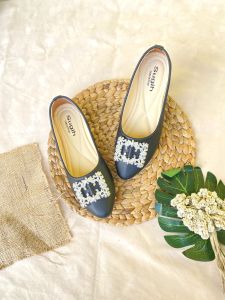 Flatshoes NAISA Wanita - Sepatu Sandal Balet Wanita Cute Variation Sol Karet NonSlip