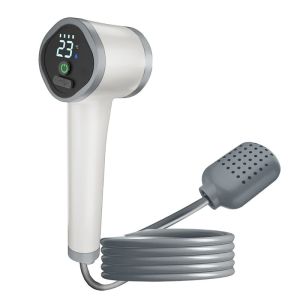 Electric Shower Cordless Handheld Shower Head Rechargeable Human Tourist Mobile Shower for Outdoor Garden Country House