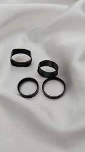 แหวนสแตนเลส 316L ดำ ราคาถูก แหวนหน้าเรียบ แหวนเงิน แหวนคู่ แหวนผู้ชาย ของขวัญผู้ชาย แหวนปอกมีด แหวนไม่ลอกไม่ดำ